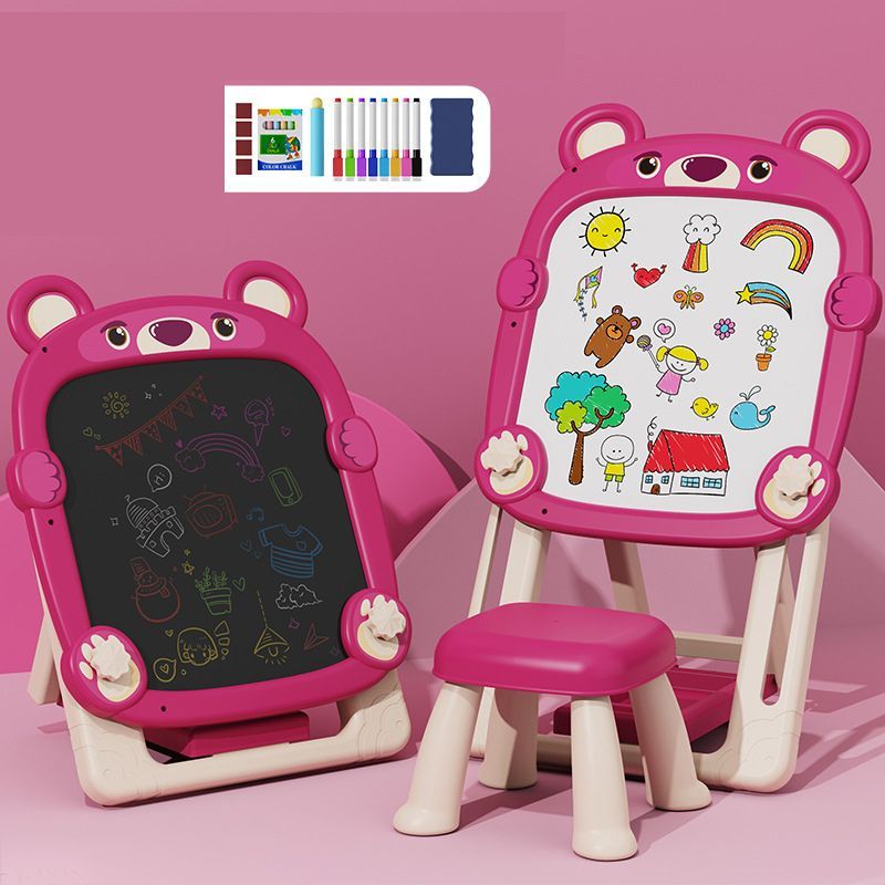 Мольберт Детский Двухсторонний С Набором