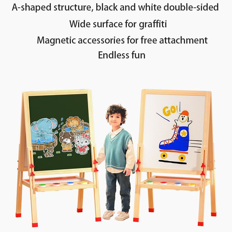 Мольберт Детский Двухсторонний С Набором