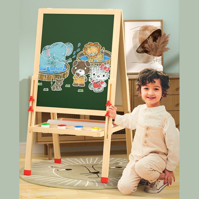 Мольберт Детский Двухсторонний С Набором