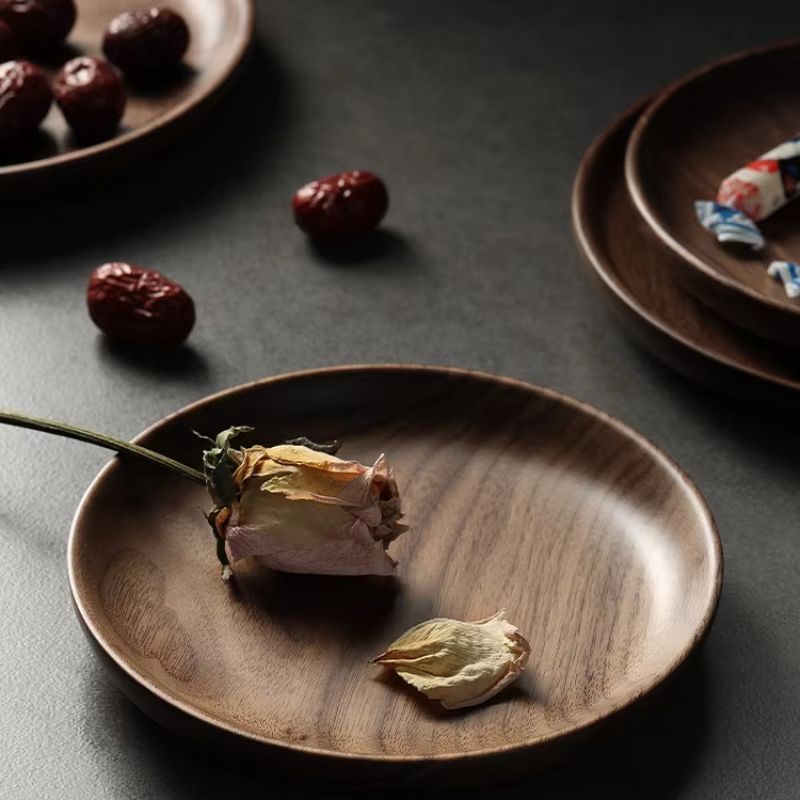 Поднос Деревянный Круглый