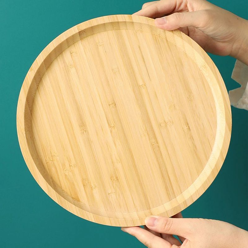 Поднос Деревянный Круглый