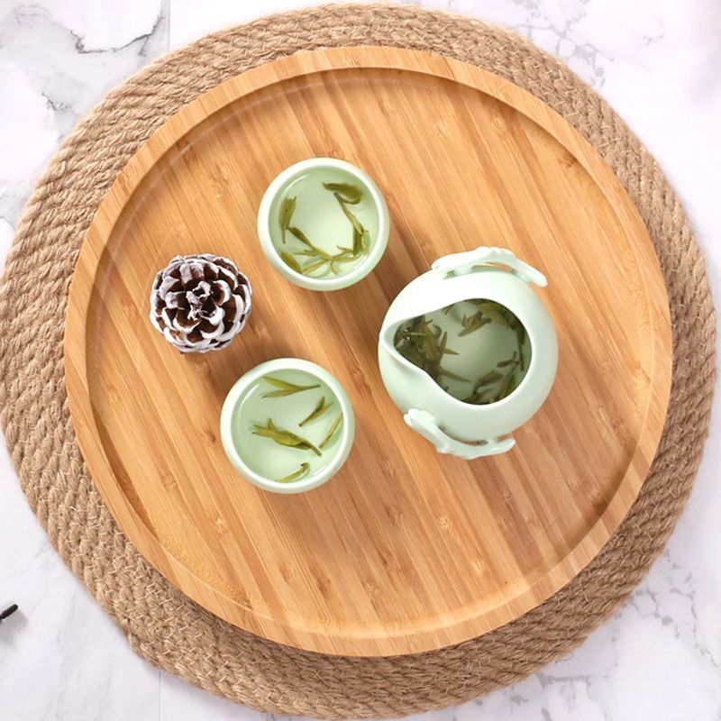 Поднос Деревянный Круглый