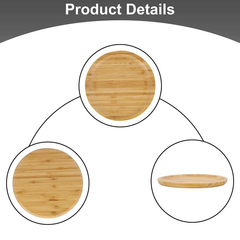 Поднос Деревянный Круглый