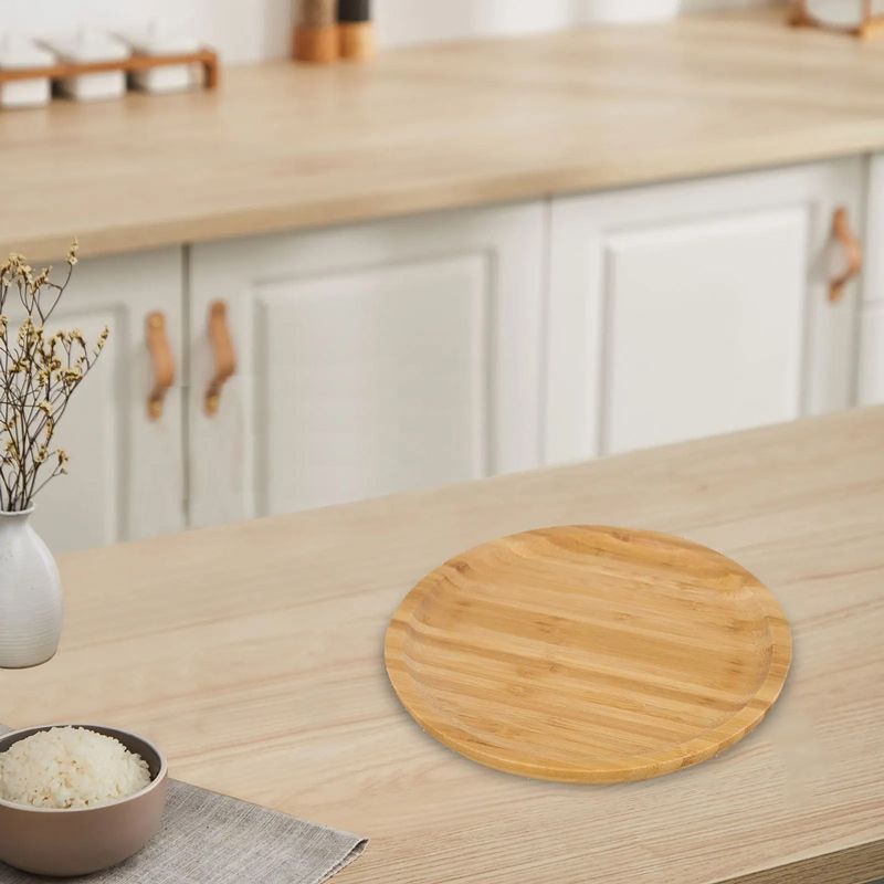 Поднос Деревянный Круглый