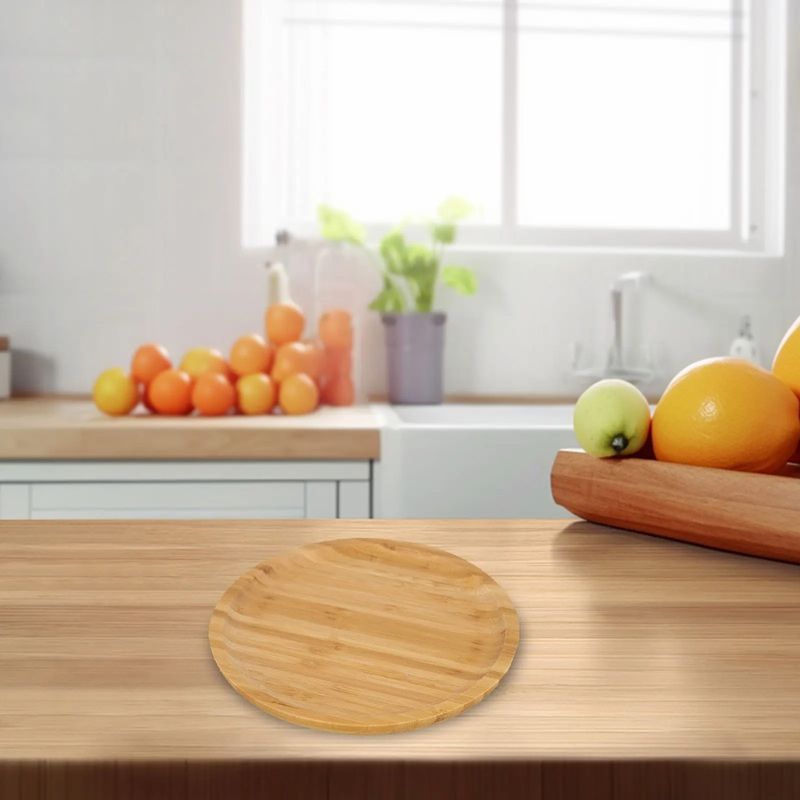 Поднос Деревянный Круглый