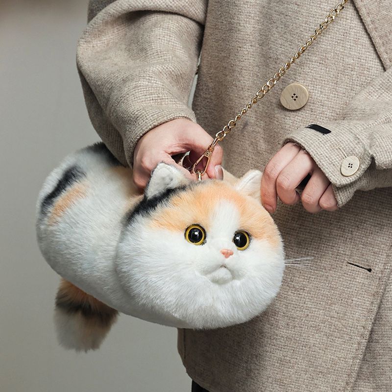 Сумка Кошка Меховая