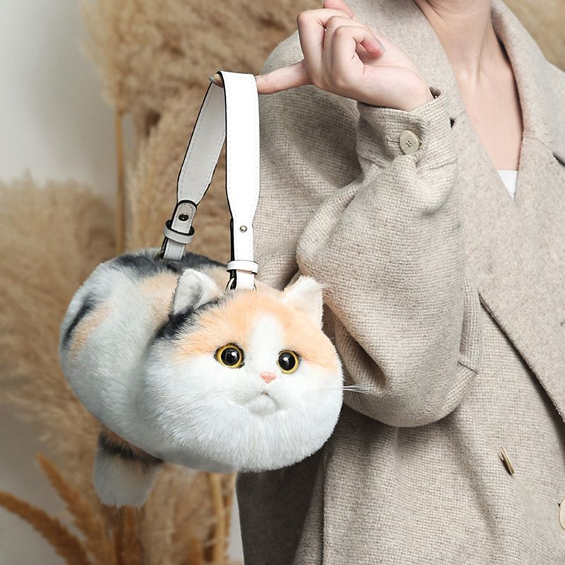 Сумка Кошка Меховая