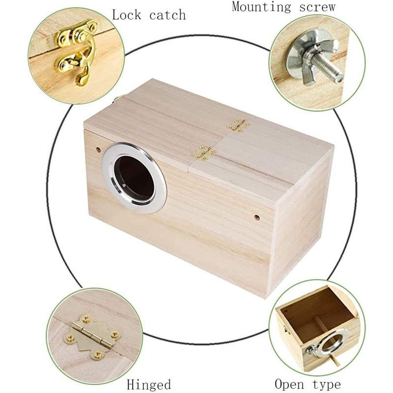 Гнездо Для Попугаев,20x20x27cm