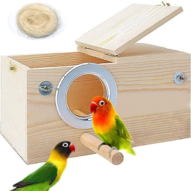 Гнездо Для Попугаев,20x20x27cm