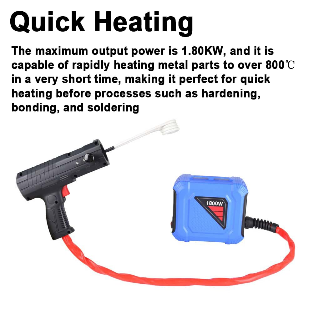 Индукционный Нагреватель Болтов 1800 Вт Портативный Мини
