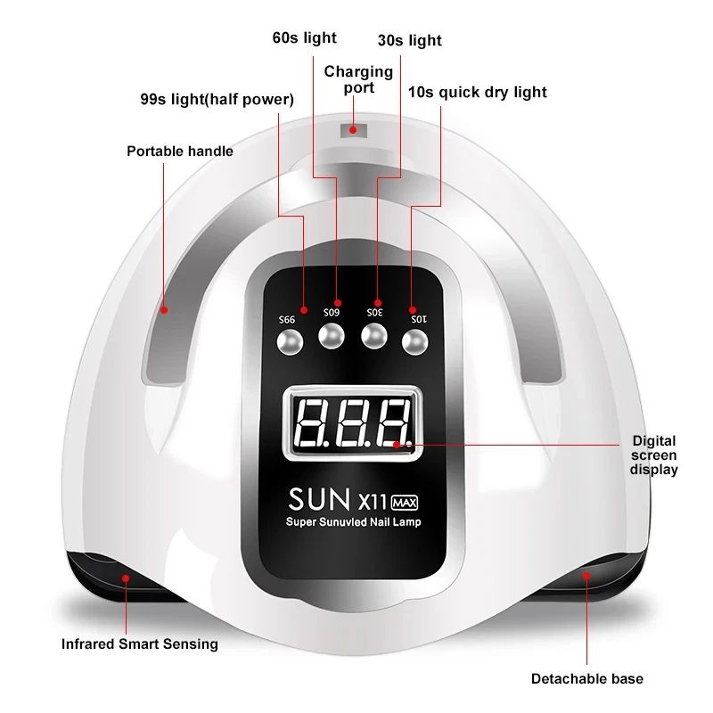 Набор Для Маникюра С Лампой