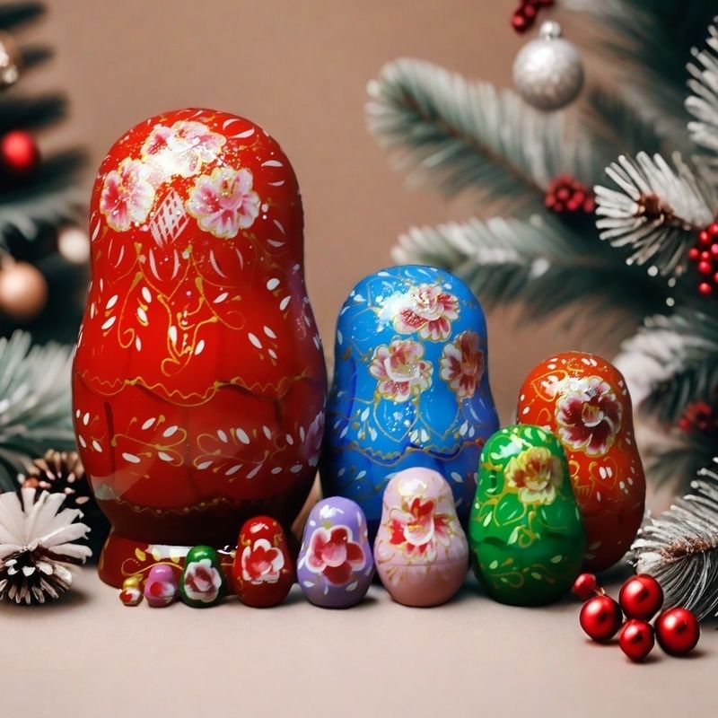 Матрешка Деревянная 10 Штук