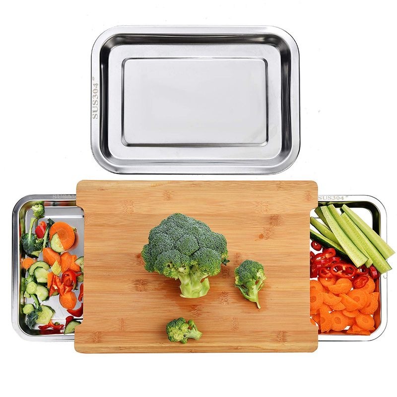 Разделочная Доска С Поддоном