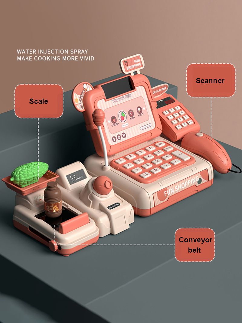 Детская Касса Со Сканером И Звуком