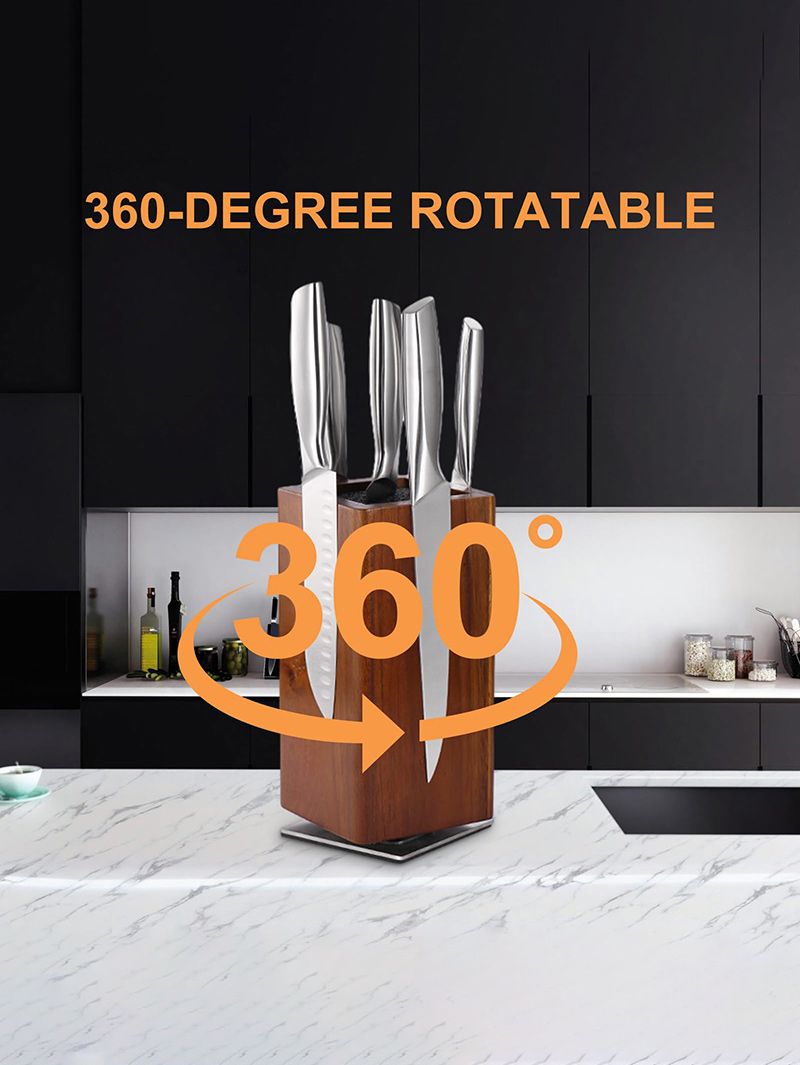 Подставка Для Ножей Деревянная