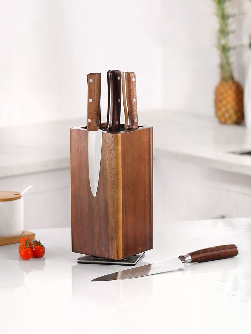 Подставка Для Ножей Деревянная