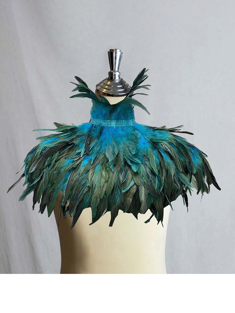 Накидка С Перьями