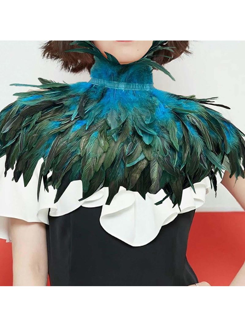 Накидка С Перьями