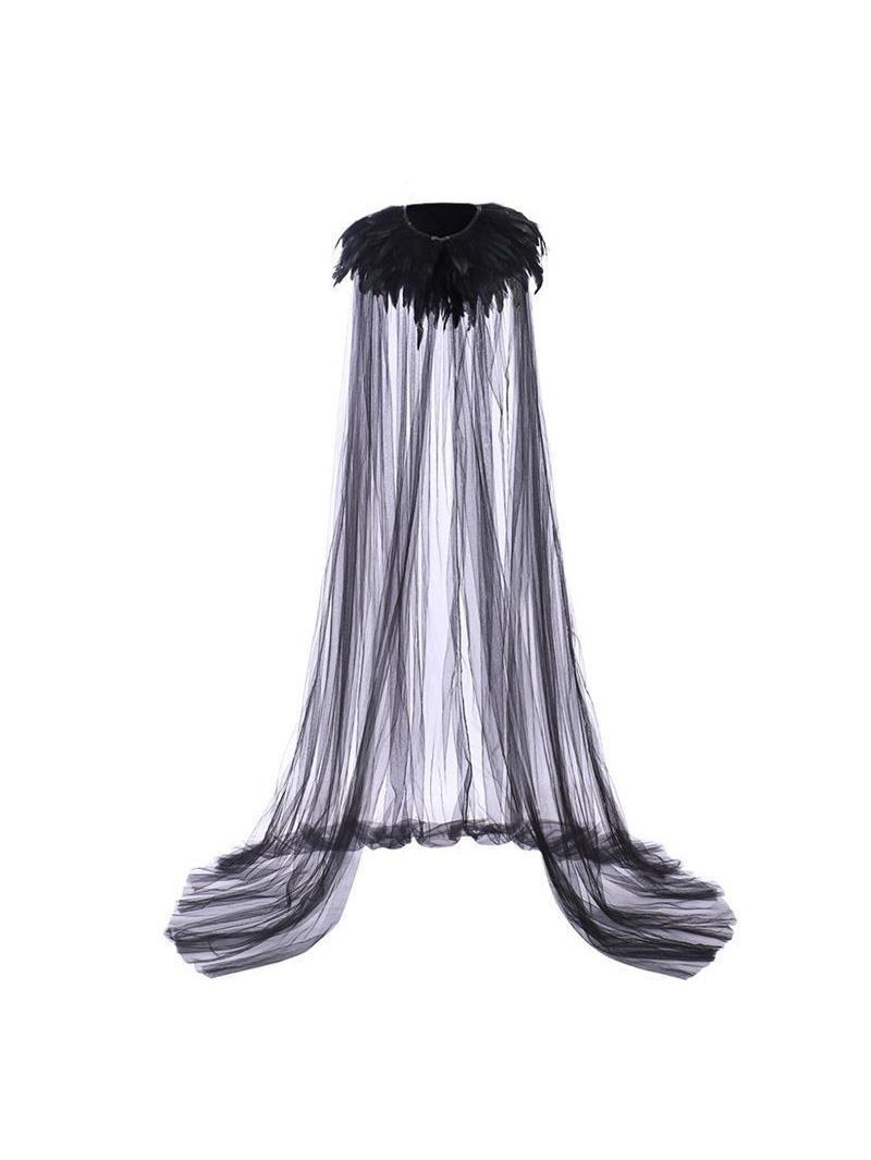 Накидка С Перьями