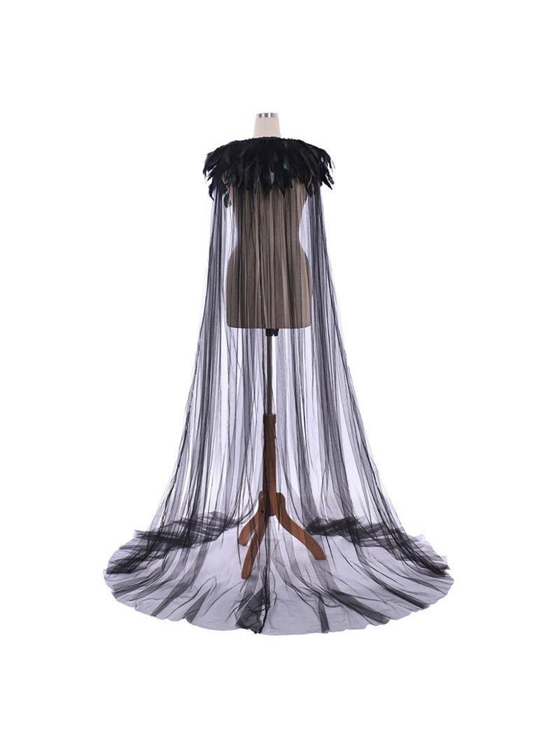 Накидка С Перьями