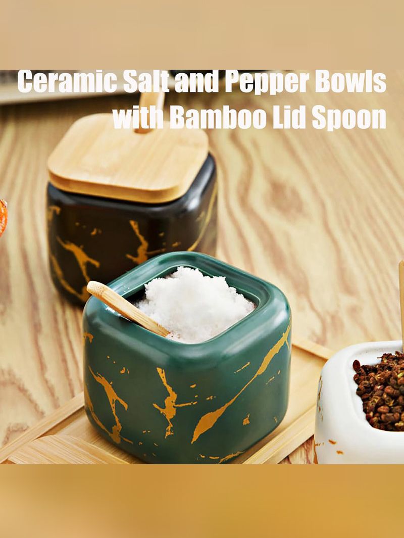 Набор Сахарница И Солонка На Подставке