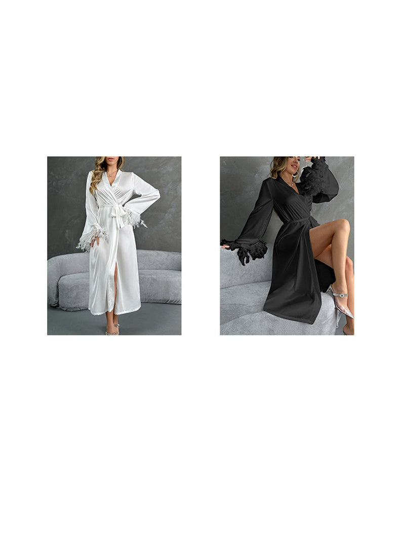 Пеньюар С Перьями