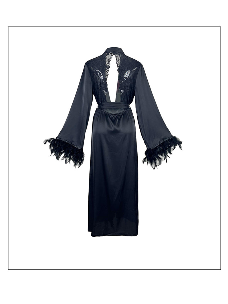 Пеньюар С Перьями