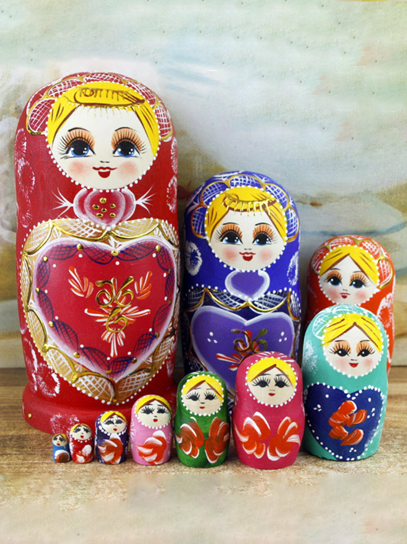 Матрешка Деревянная 10 Штук