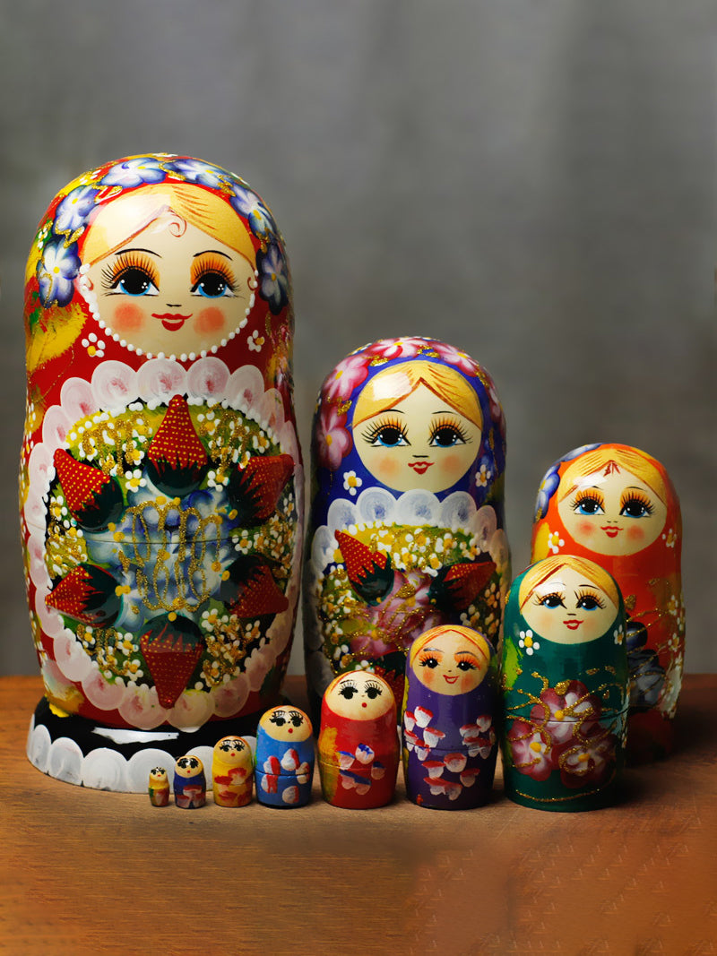 Матрешка Деревянная 10 Штук