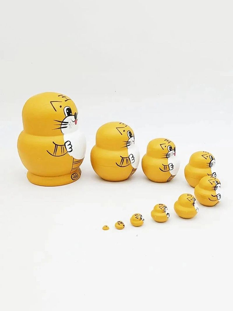 Матрешка Деревянная 10 Штук