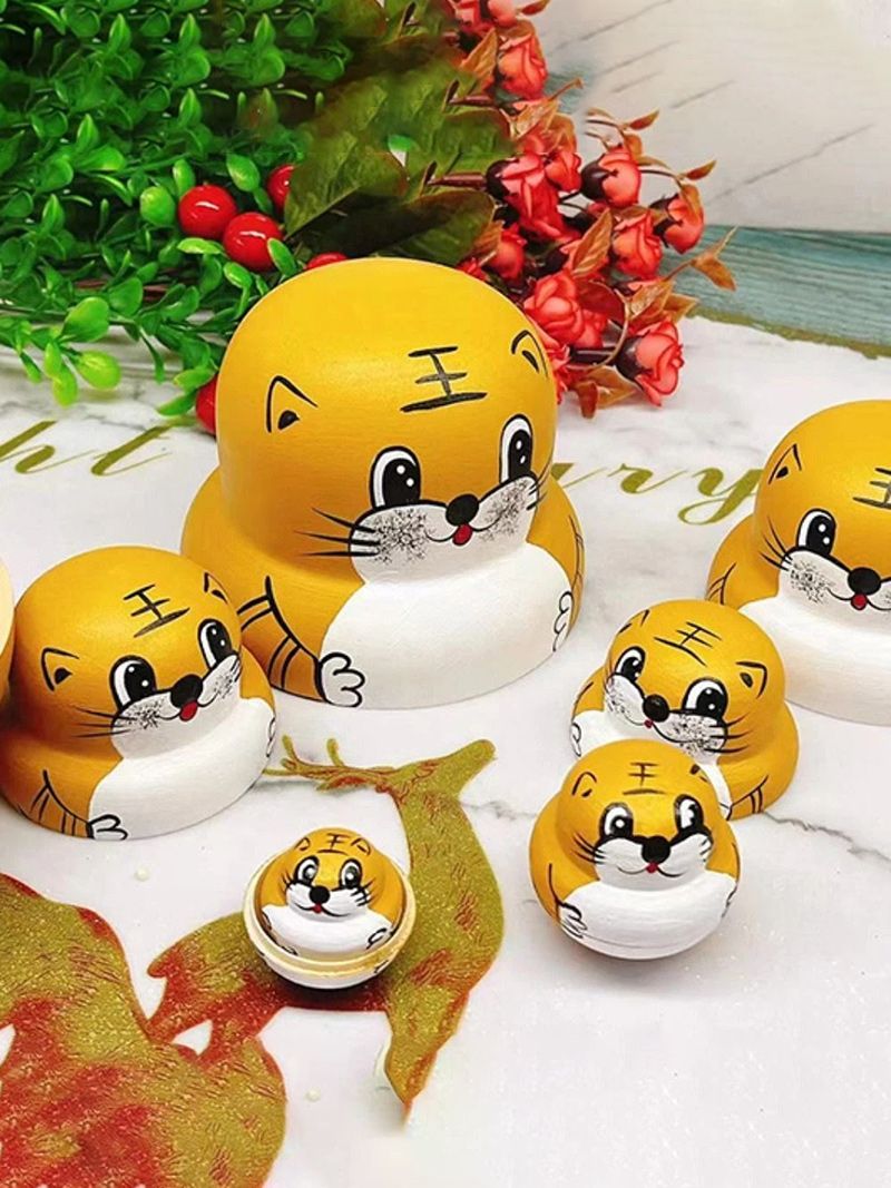 Матрешка Деревянная 10 Штук