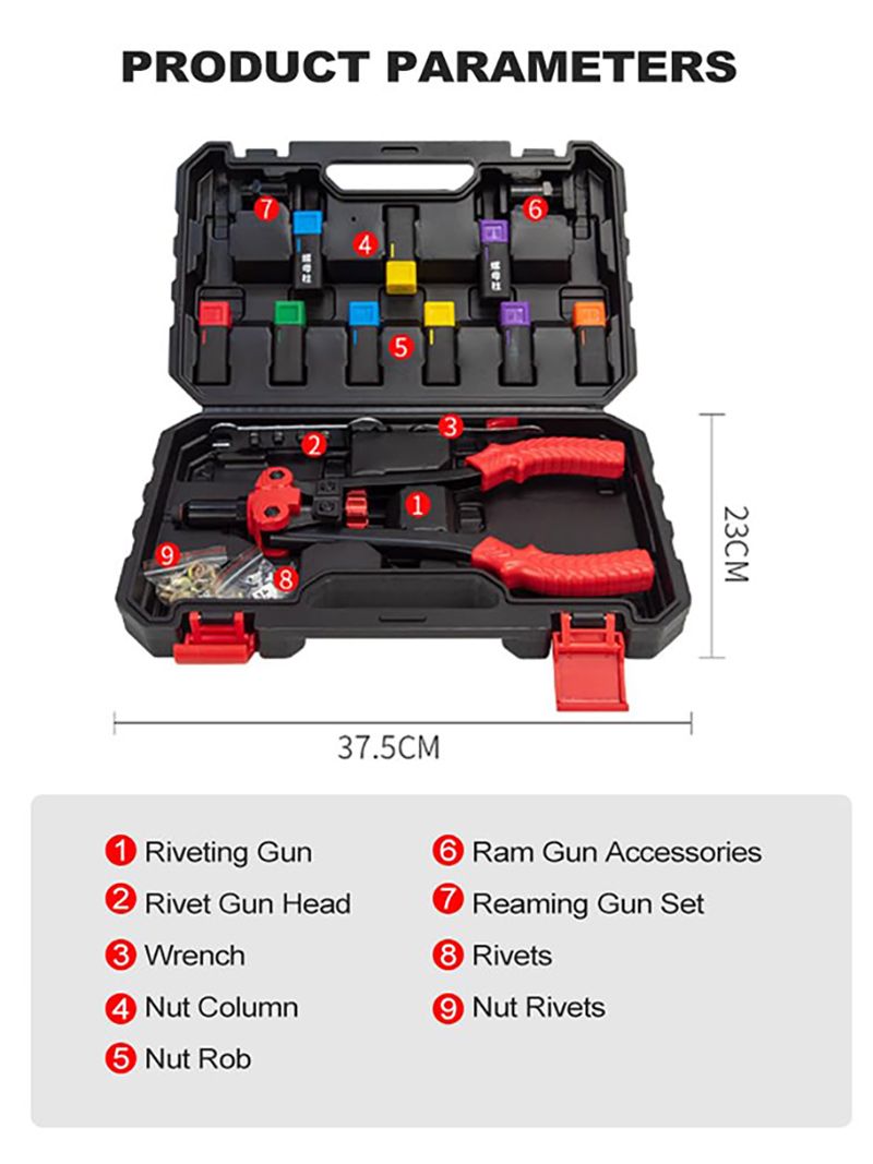 Клепочник Ручной Для Металла/Пистолет гвоздезабивной