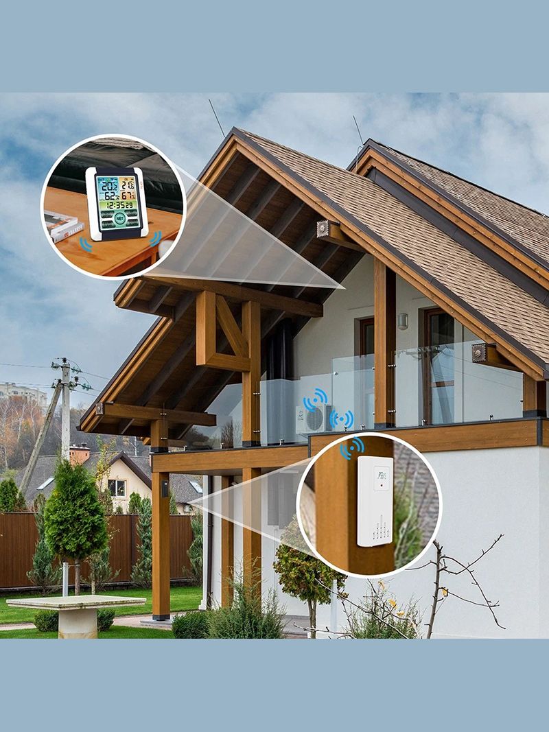 Метеостанция Домашняя С Выносным Датчиком