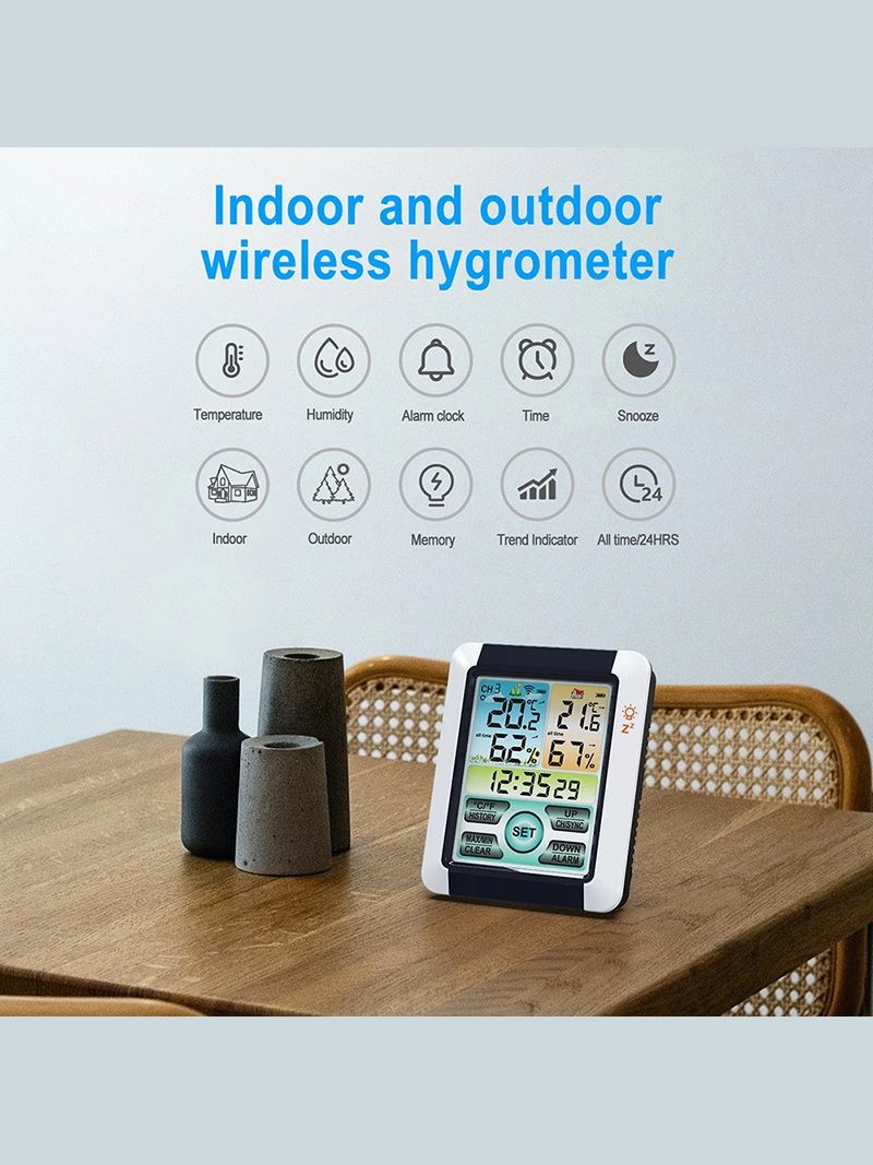 Метеостанция Домашняя С Выносным Датчиком