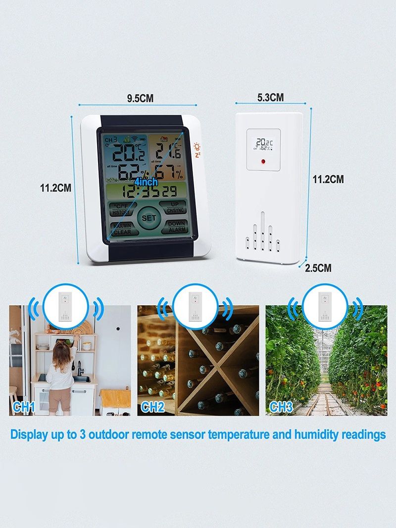 Метеостанция Домашняя С Выносным Датчиком