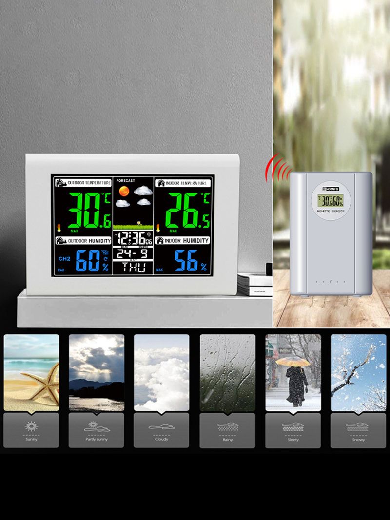 Метеостанция Домашняя С Выносным Датчиком