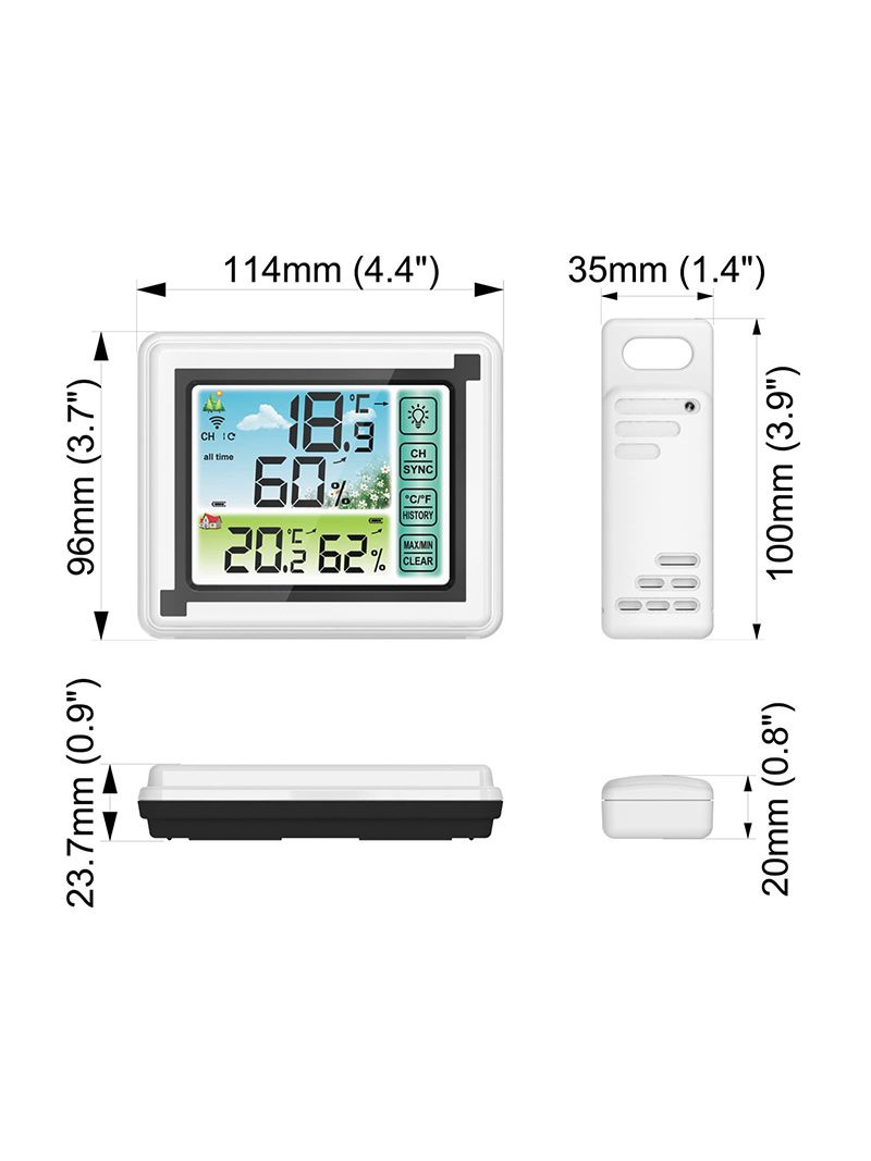 Метеостанция Домашняя С Выносным Датчиком