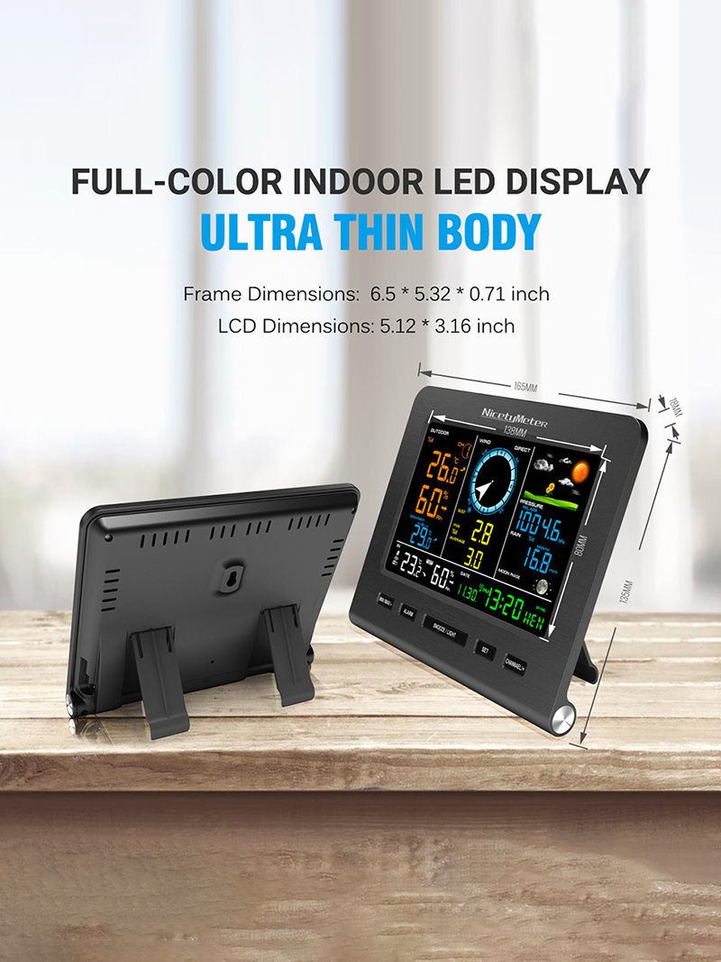 Метеостанция Домашняя С Выносным Датчиком