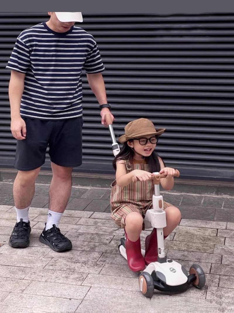 Самокат С Ручкой И Сиденьем