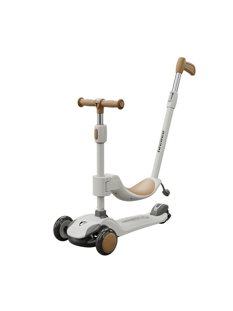 Самокат С Ручкой И Сиденьем