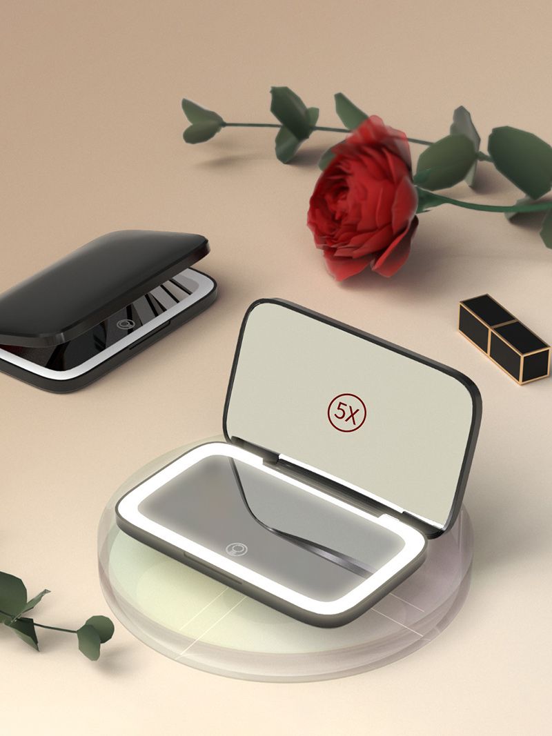 Карманное Зеркало С Подсветкой