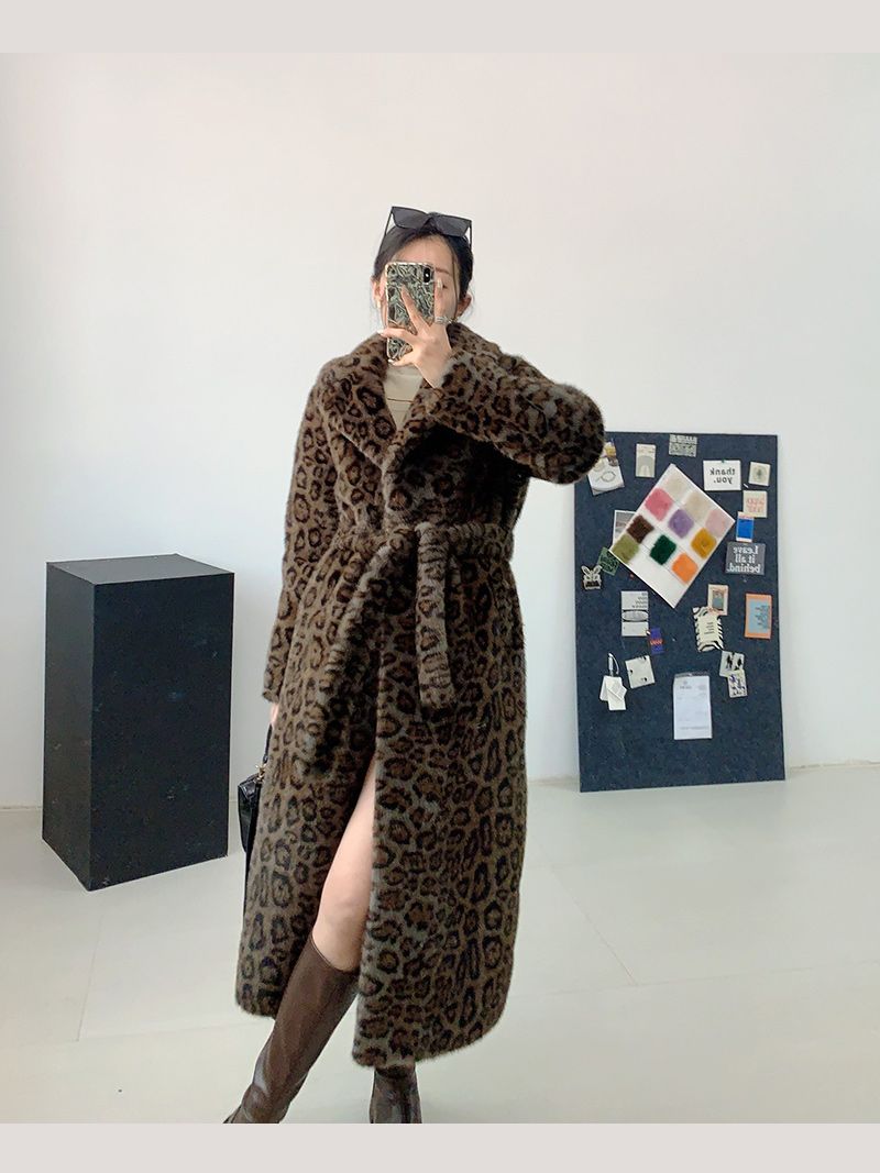Пальто Леопардовое Женское