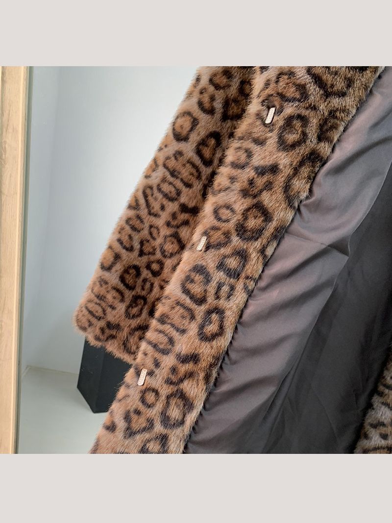 Пальто Леопардовое Женское
