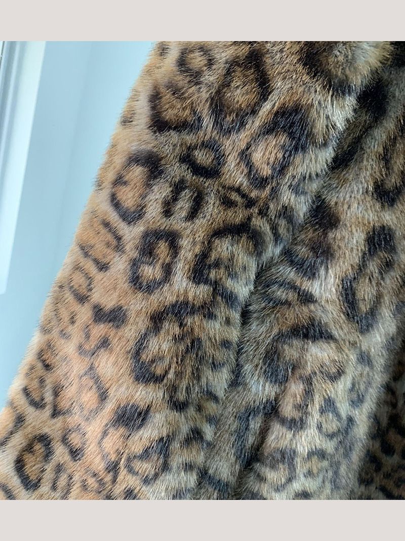 Пальто Леопардовое Женское