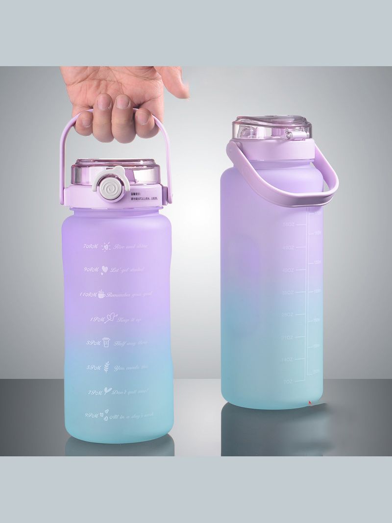 Бутылка Для Воды 2 Л С Трубочкой