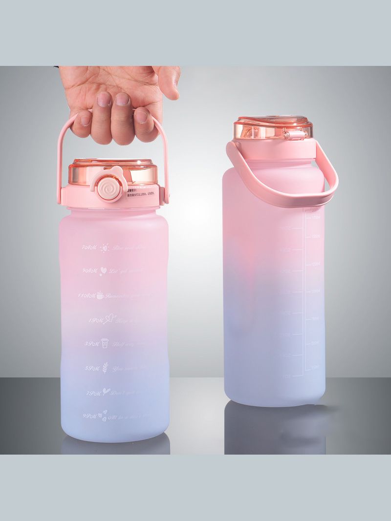 Бутылка Для Воды 2 Л С Трубочкой