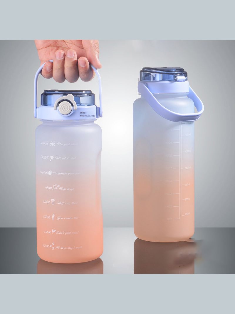 Бутылка Для Воды 2 Л С Трубочкой