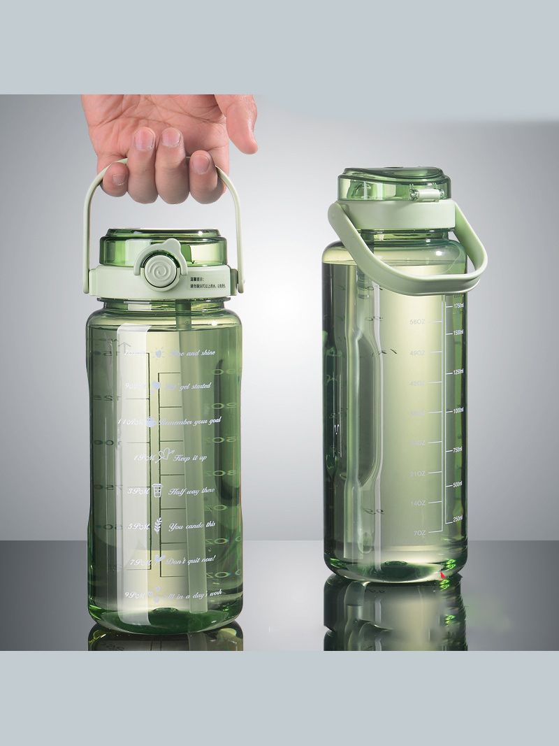 Бутылка Для Воды 2 Л С Трубочкой