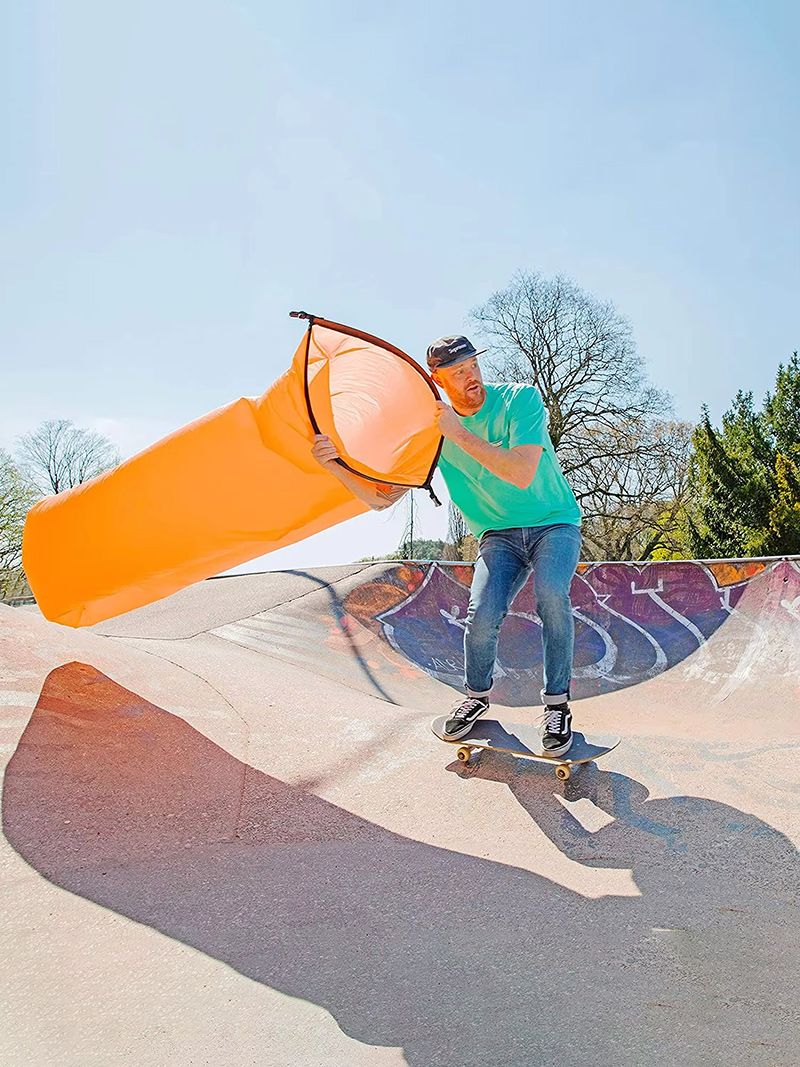 Надувное Кресло С Пуфиком