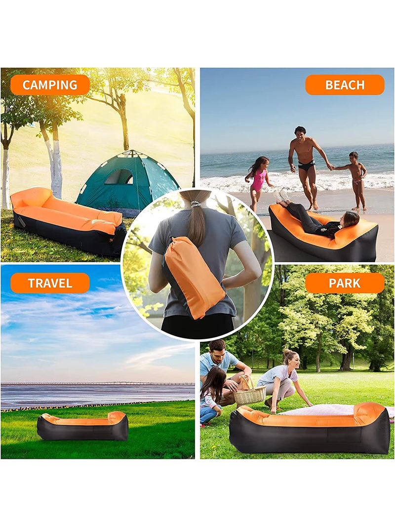 Надувное Кресло С Пуфиком